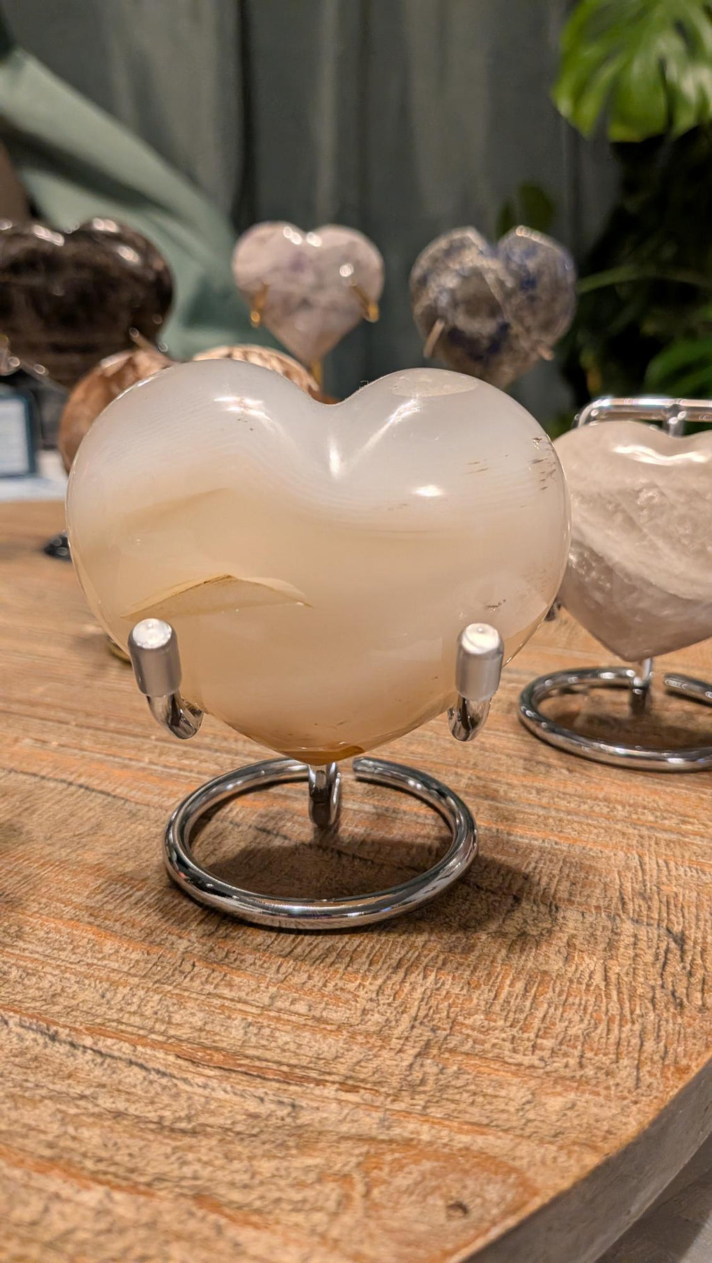 121. Witte Agaat Hart – Steen van Harmonie & Balans