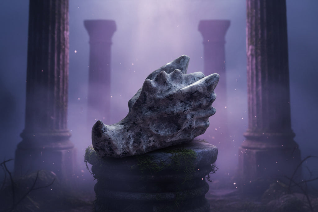 178. Magische Yooperliet Draken Skull – "Fire Dragon" (61g)