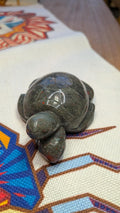 Schildpad carving van Afrikaanse bloedsteen van 308 gram en 11 cm - Edeltwist