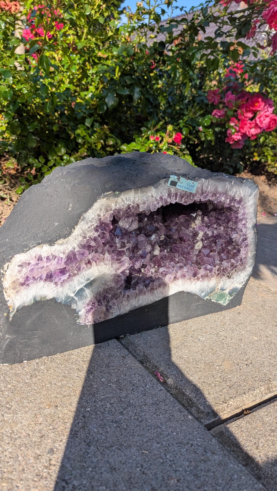 Amethist Geode met Stalactiet Oog (18,42 kg)