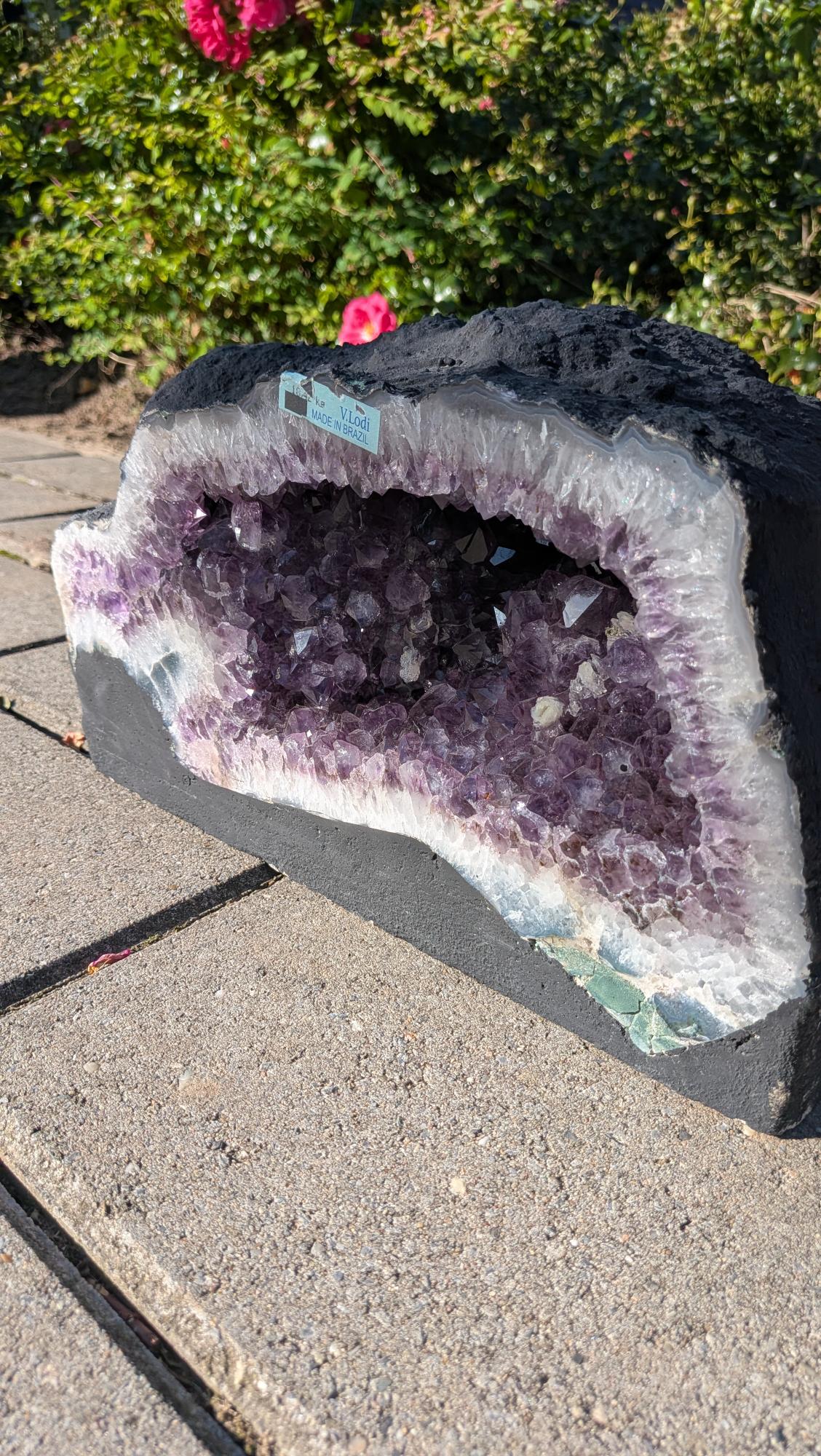 Amethist Geode met Stalactiet Oog (18,42 kg)