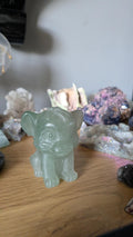 Simba figuur, aventurijn, edelsteen Simba, edelsteen beeldje, natuursteen decoratie, spiritueel interieur, kristallen verzameling, uniek woonaccessoire, geluksbrenger, Edeltwist