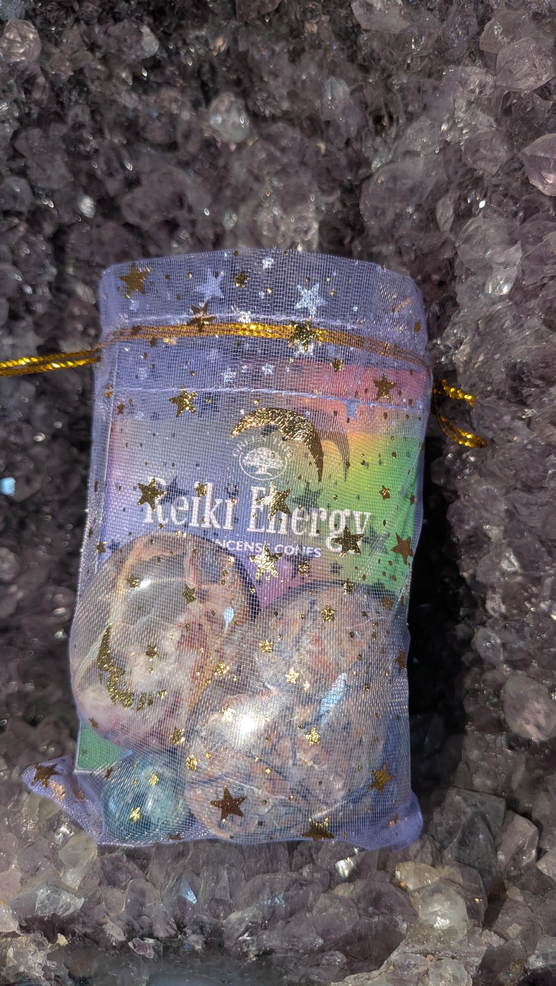 Reiki Energy Wierook & Kristallen Geschenkset