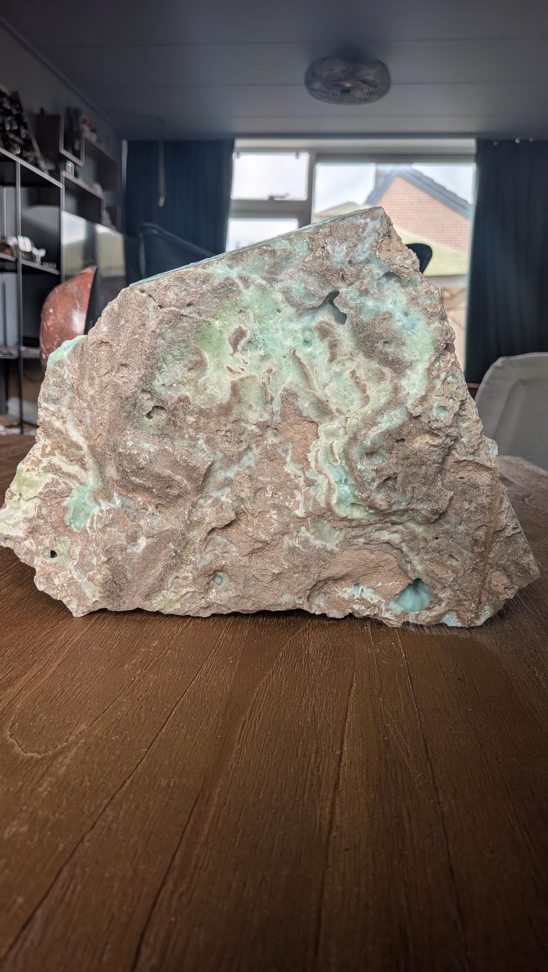 Textuur en kleur van Caribisch Calciet uit Pakistan