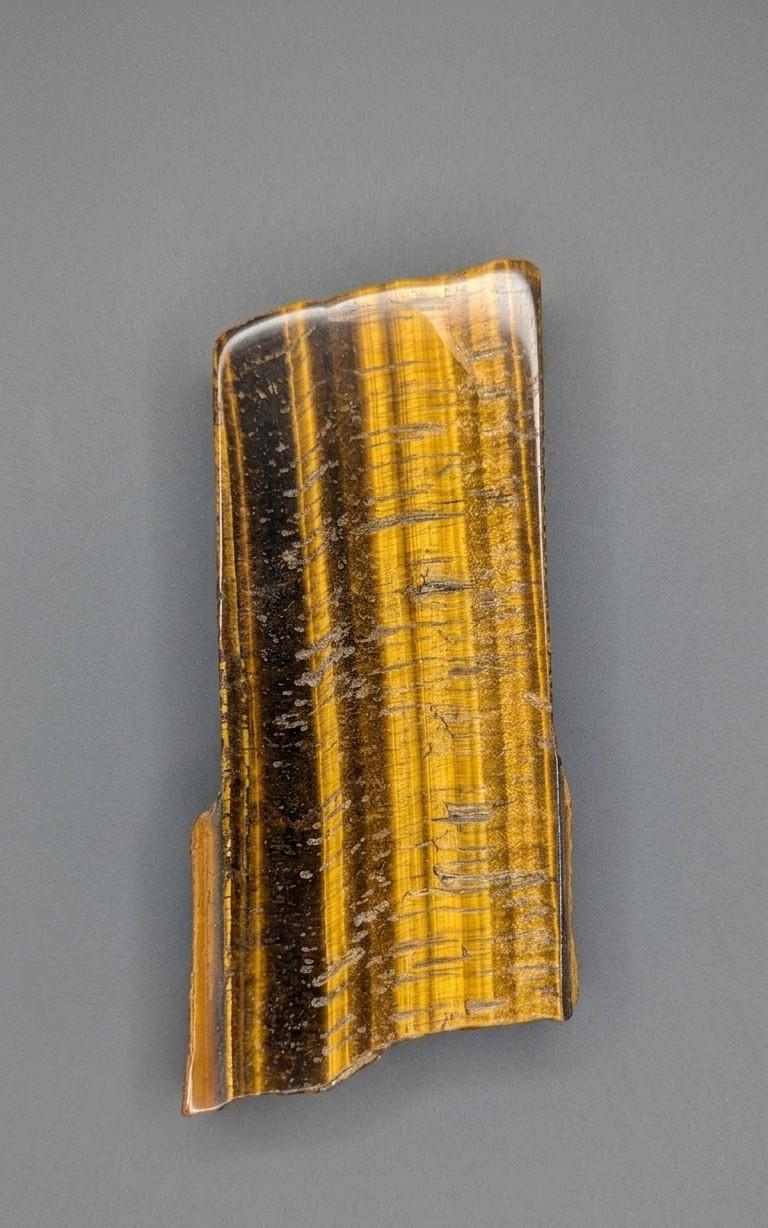 Luxe Tijgeroog Slab – Warme Satijngloed (142g)