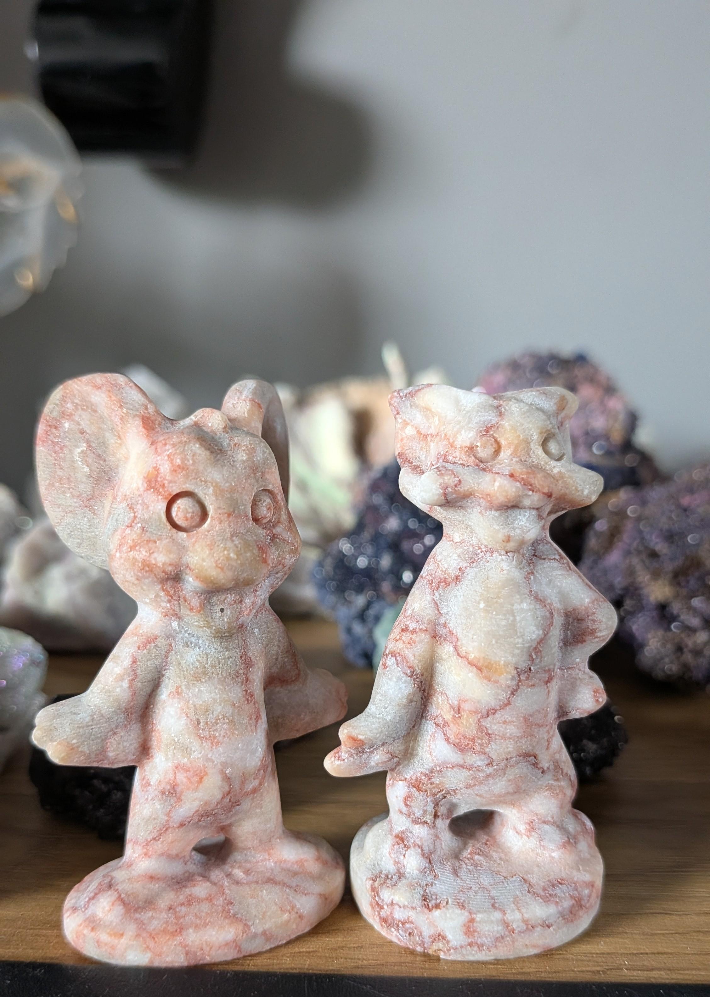 Tom & Jerry Duo – Landschapsjaspis (Set van 2)