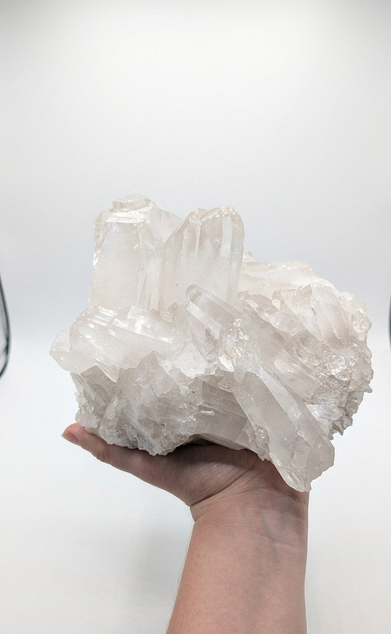 XL Bergkristal Cluster – Ruim 2 Kilo – Uniek Statement Stuk