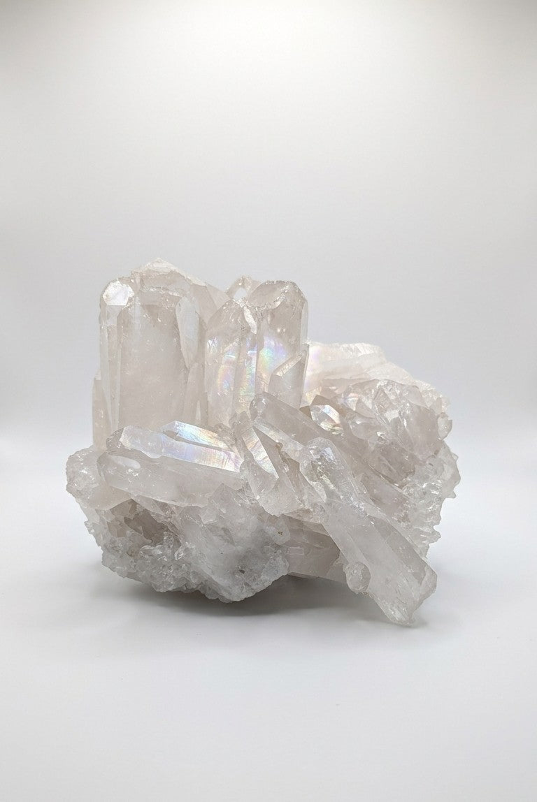 XL Bergkristal Cluster – Ruim 2 Kilo – Uniek Statement Stuk