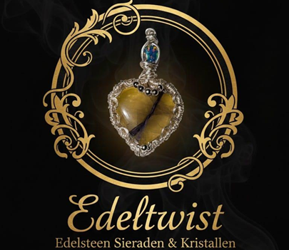 Edeltwist handgemaakte edelsteen sieraden in verzilverd , koper, op rose kleur draad ,  verguld , edelsteen , halfedelsteen , elegantie , origineel , dicht bij de natuur